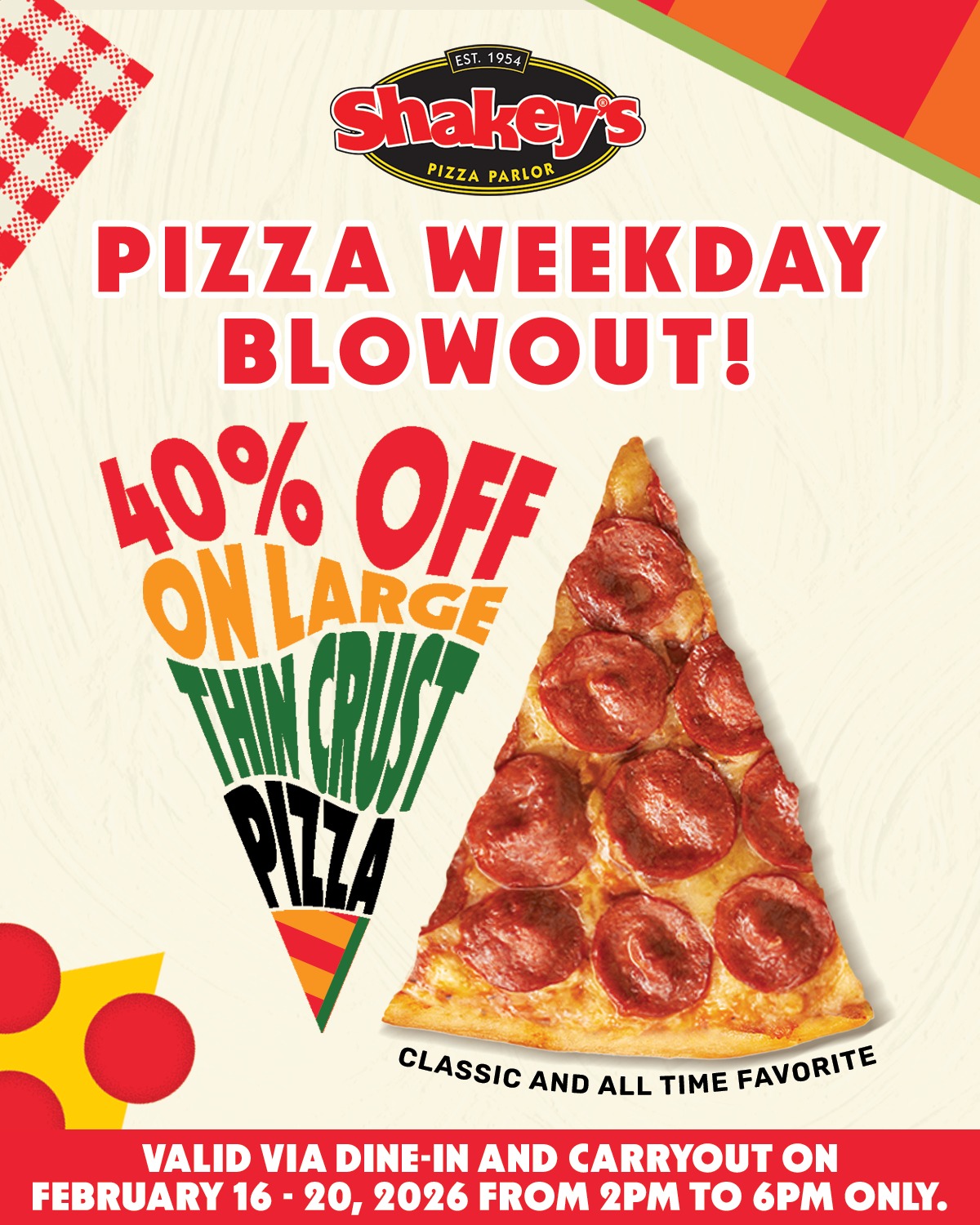 Shakey's Philippines Facebook ad