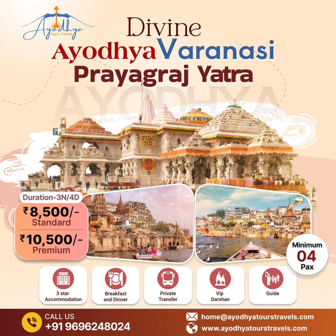 Ayodhya Tours Travels Facebook ad: Your Perfect Ayodhya Varanasi Prayagraj Tour Awaits