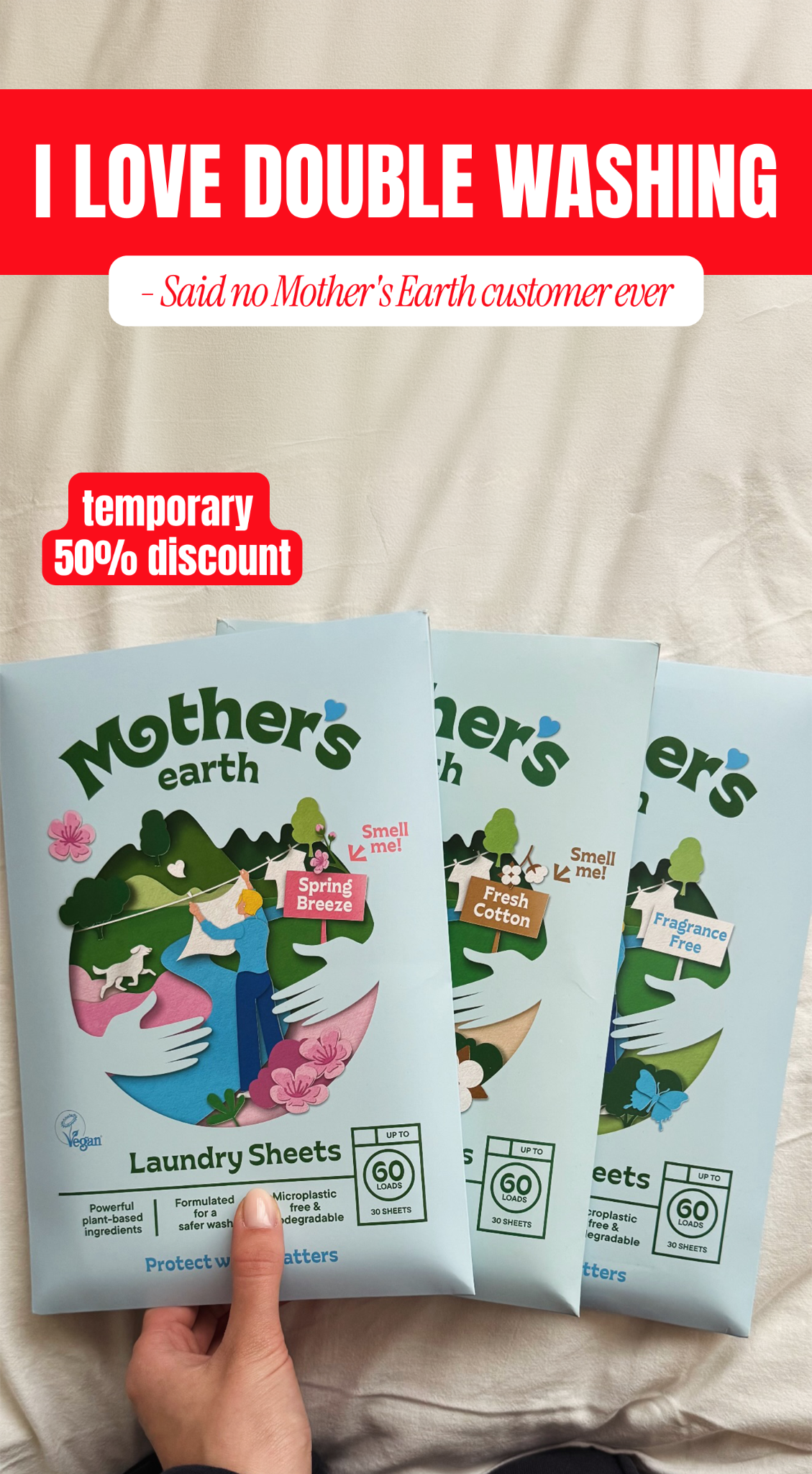 Mothers Earth Facebook ad