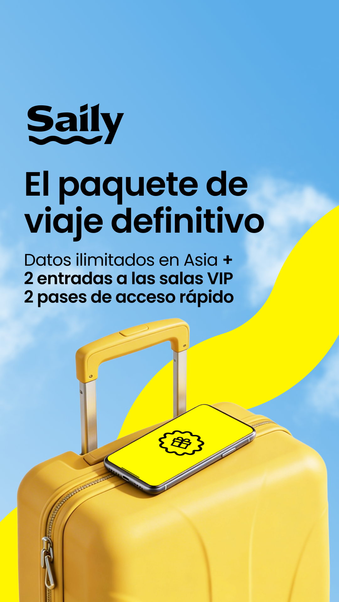 Saily Facebook ad