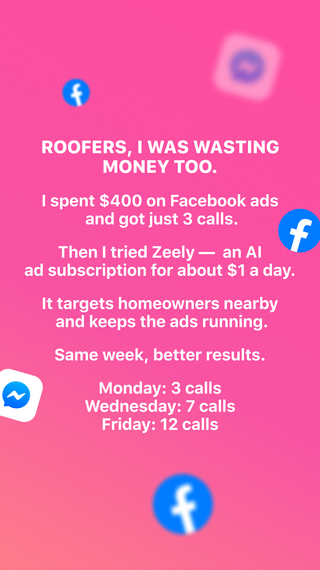 Zeely Facebook ad