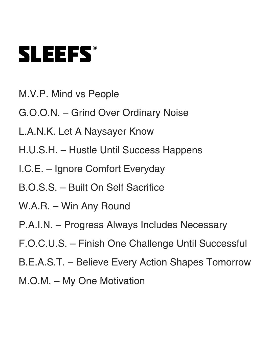 Sleefs.com Facebook ad