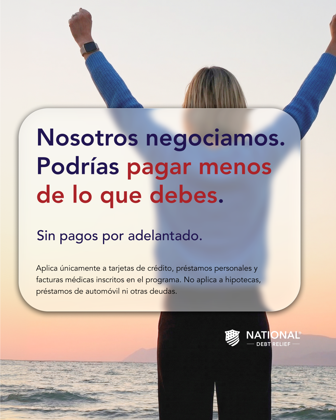 National Debt Relief Facebook ad