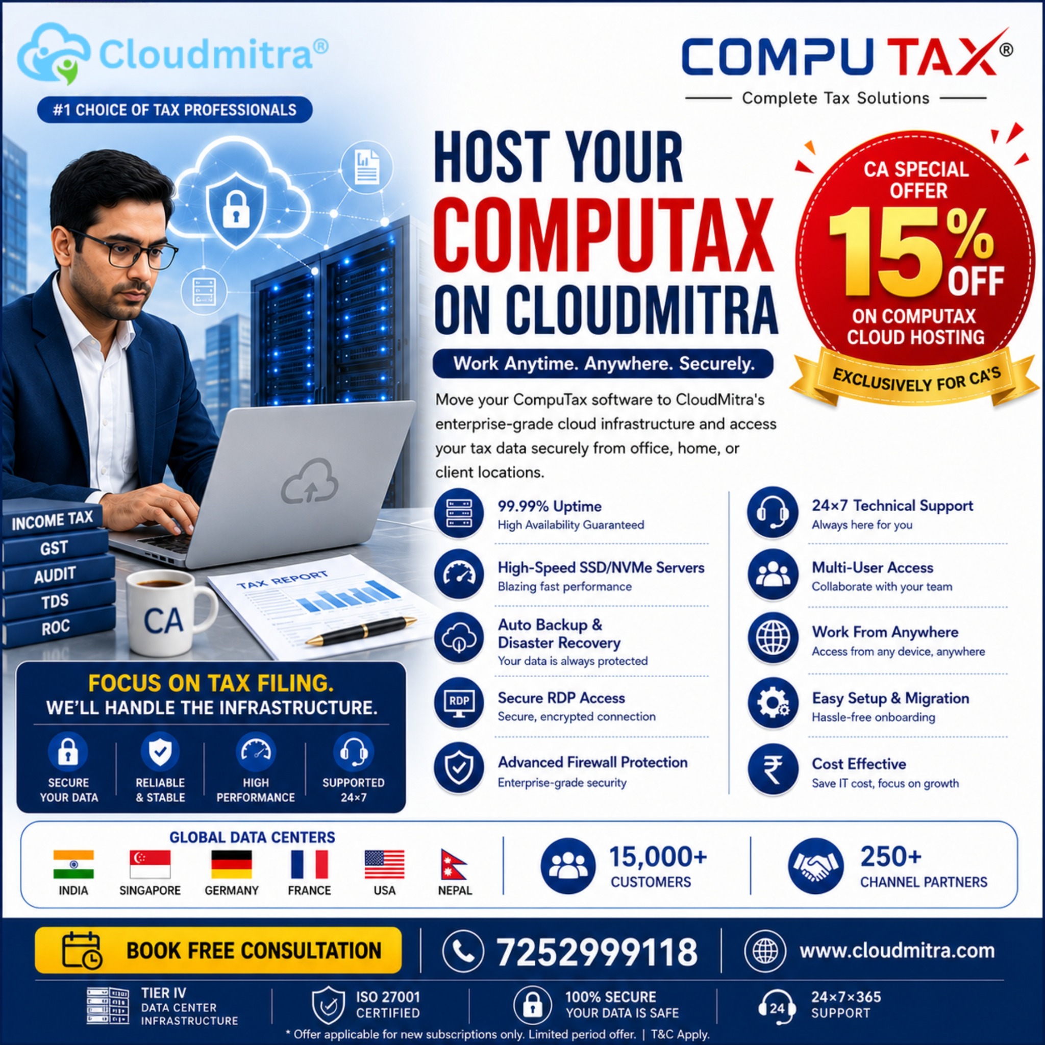 Cloudmitra Private Limited Facebook ad: Cloudmitra cloud services