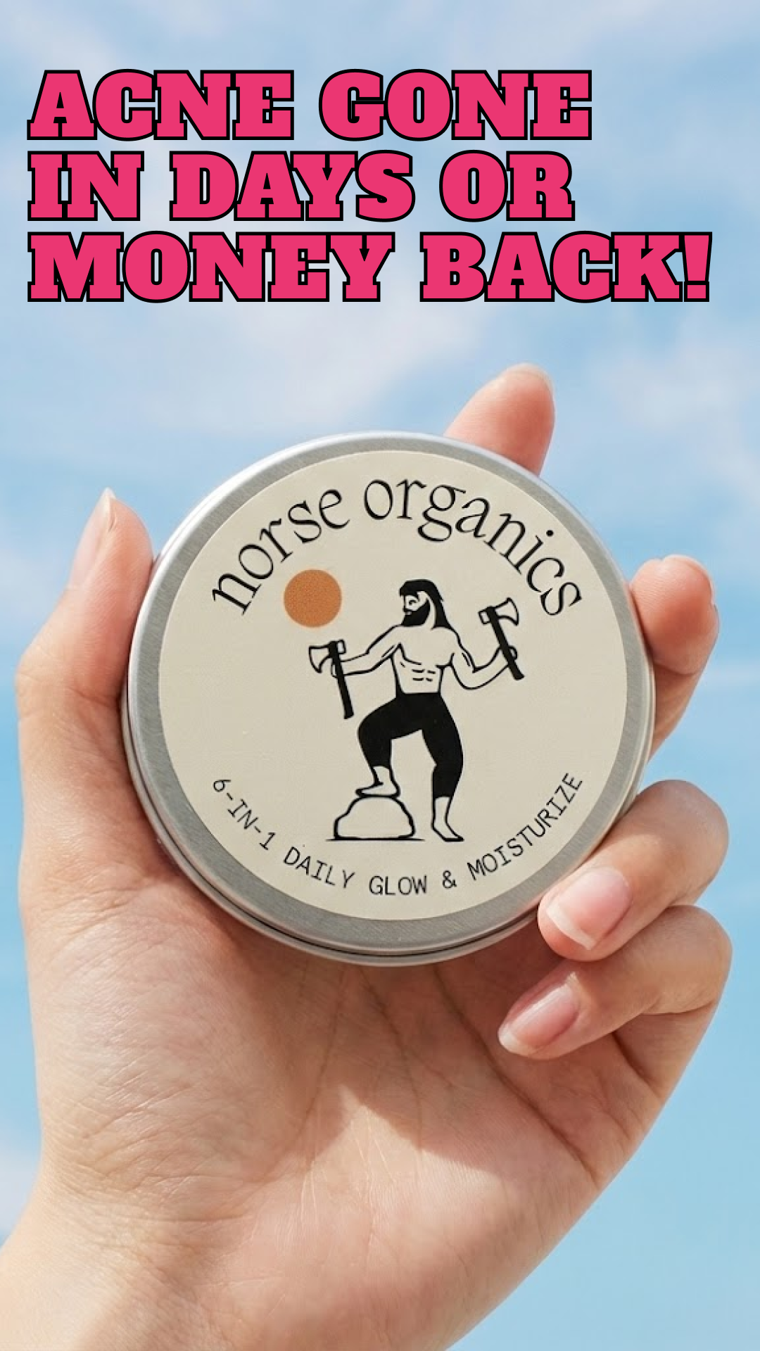 Norse Organics Facebook ad