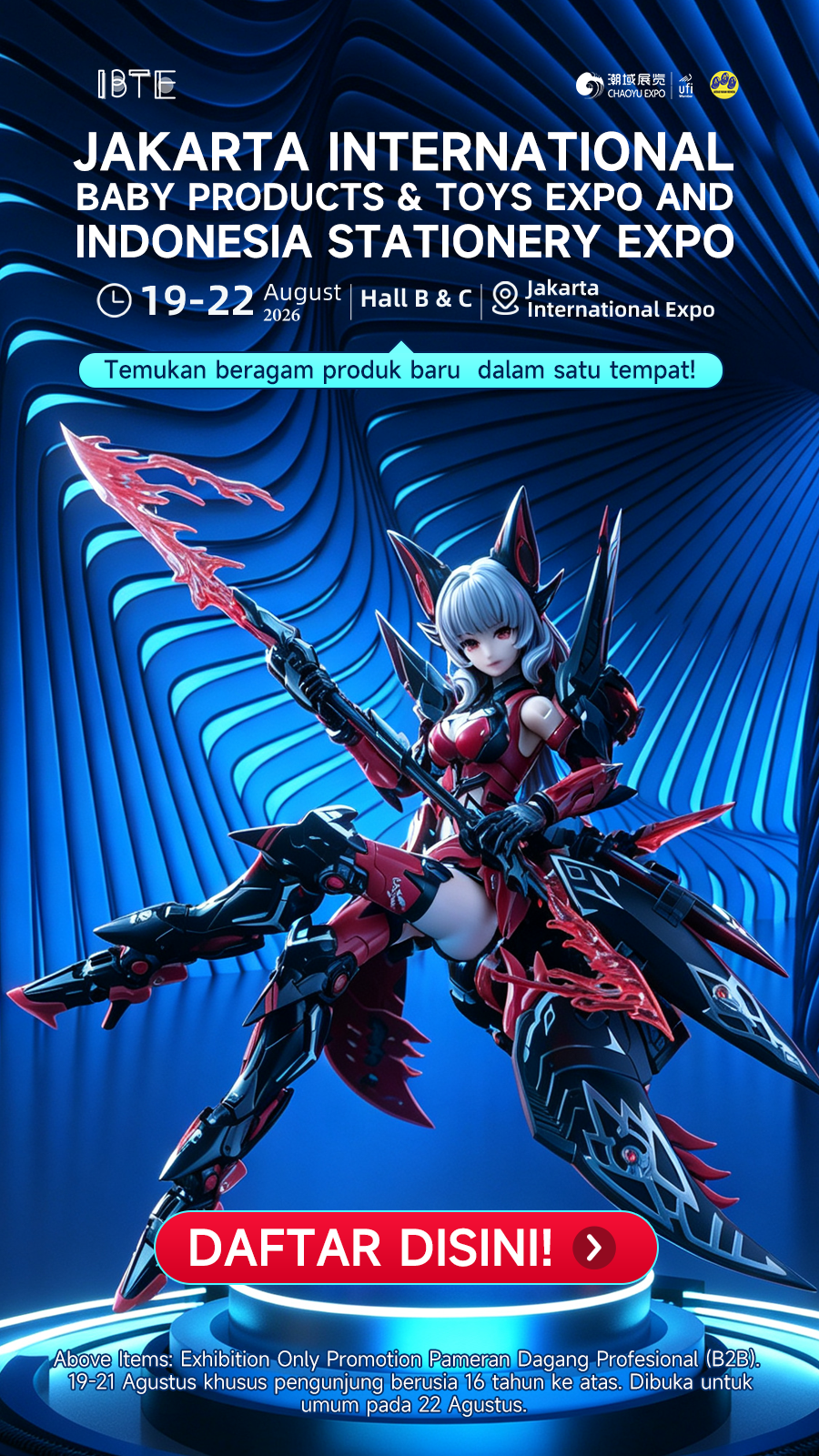 IBTE Indonesia Facebook ad from Jul 14, 2026