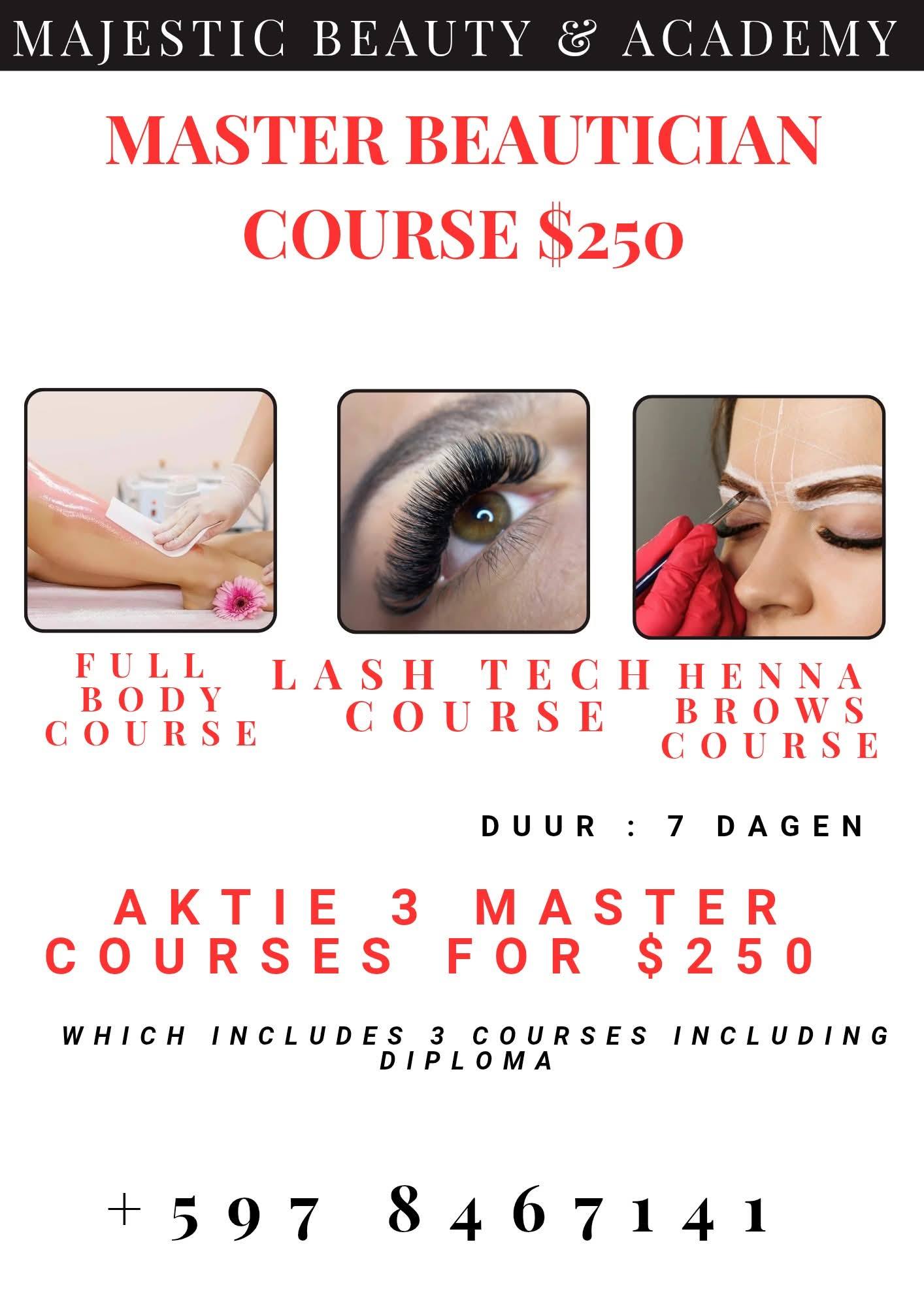 Majestic Beauty & Academy Facebook ad: NEW YEAR'S AKTIE