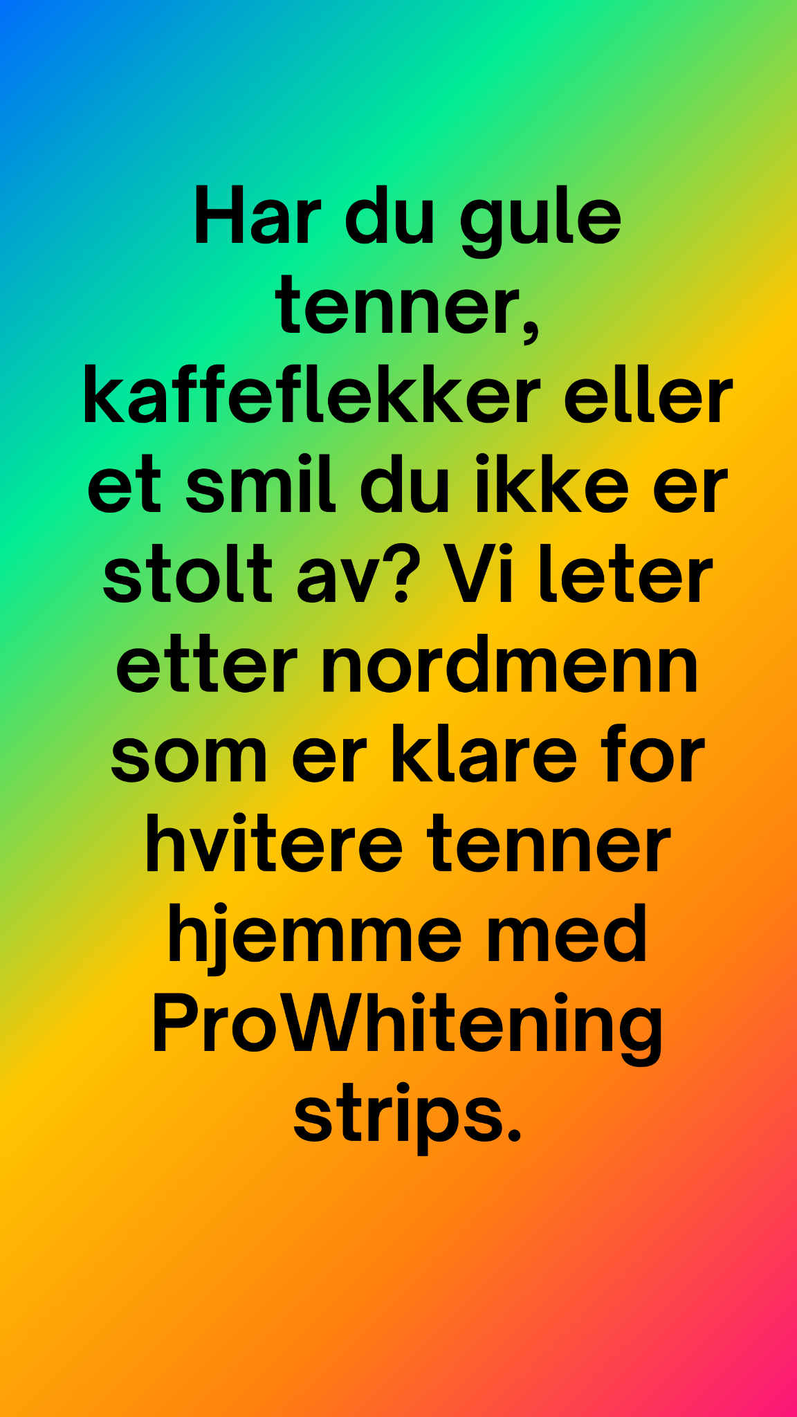 ProWhitening Facebook ad