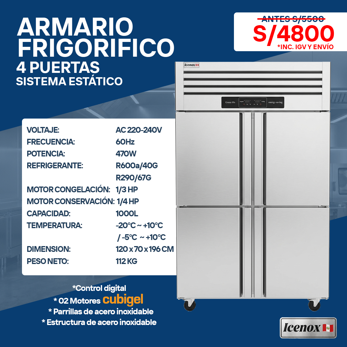 Aceros JL - Equipamiento Gastronómico Facebook ad: ¡Calidad que marca la diferencia!