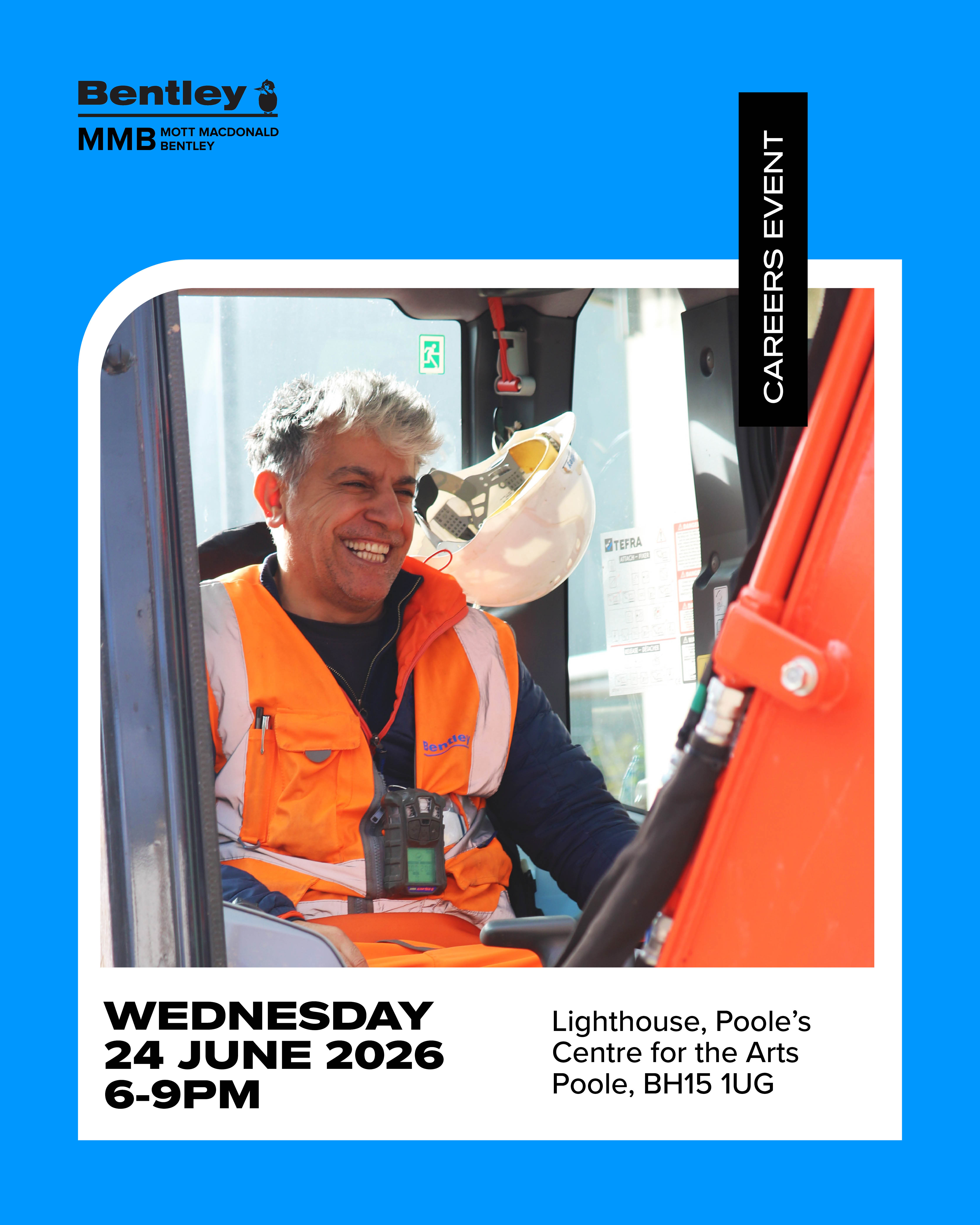 JN Bentley Facebook ad: Construction recruitment event