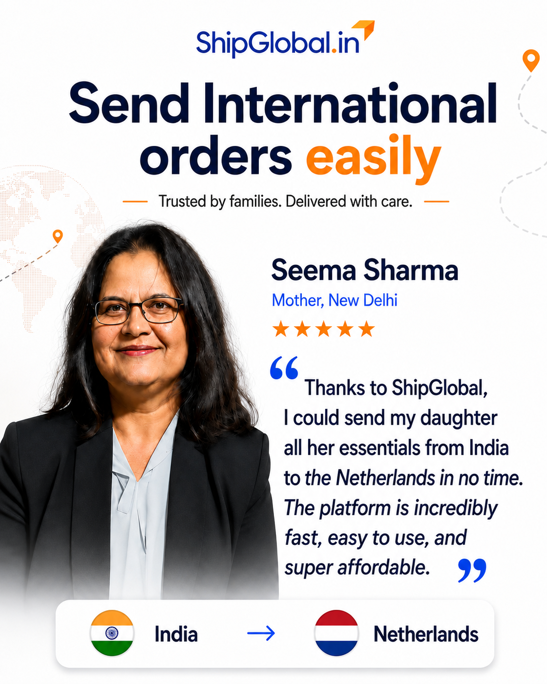 ShipGlobal.in Facebook ad