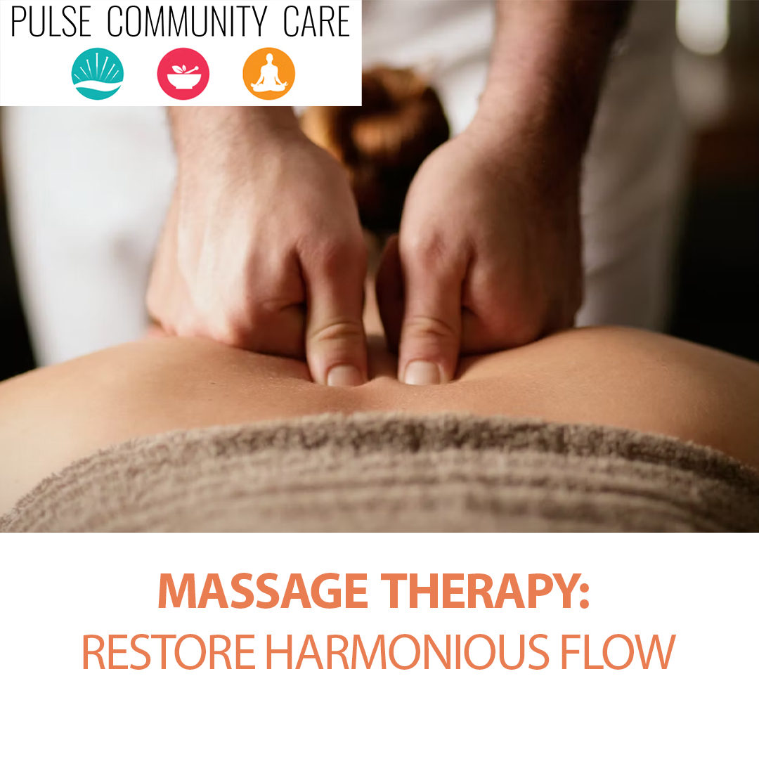 Pulse Community Care Facebook ad: Restore balance with personalized care at Pulse Community…