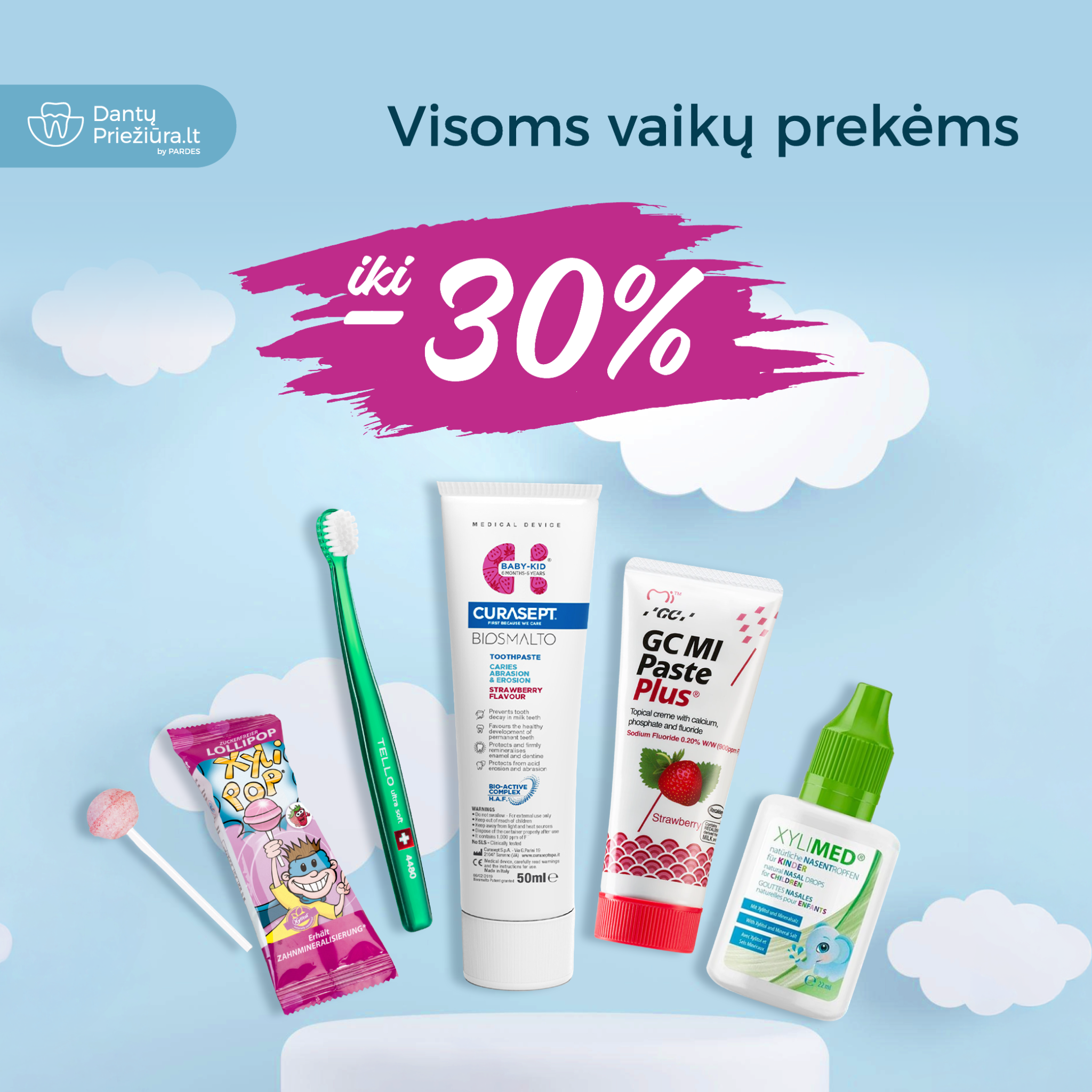 Dantų priežiūra Facebook ad: Išsirinkite savo mėgstamas priemones