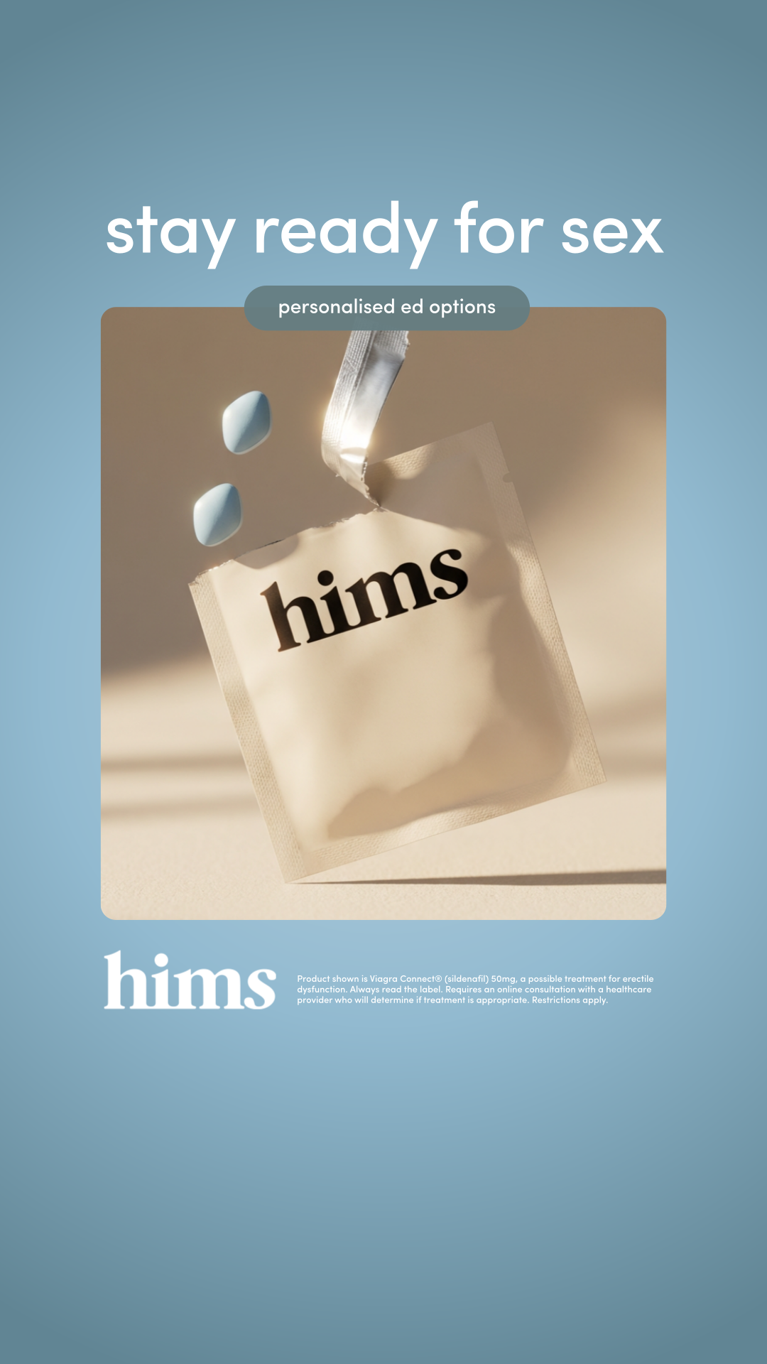 hims Facebook ad