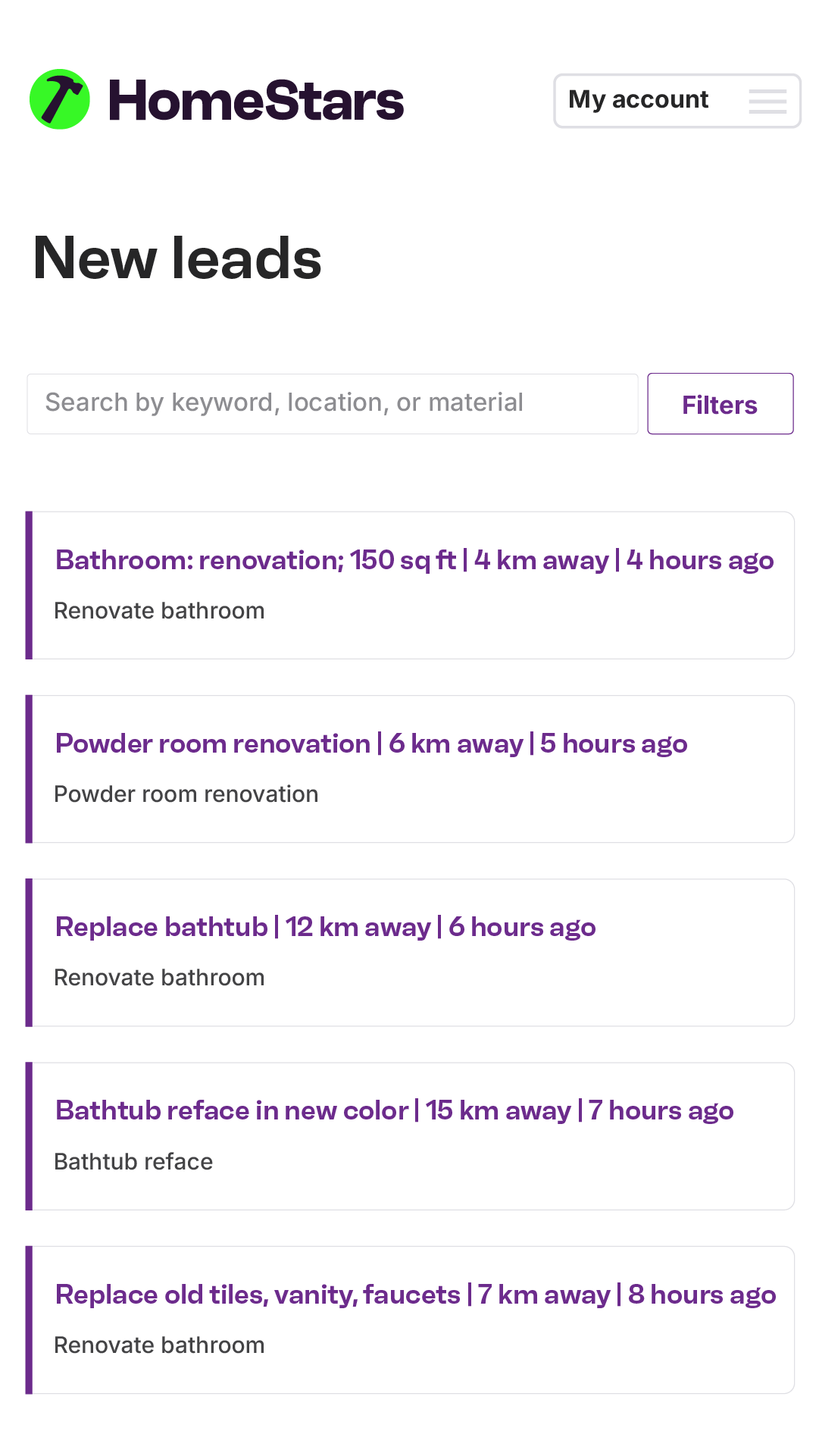 HomeStars Facebook ad