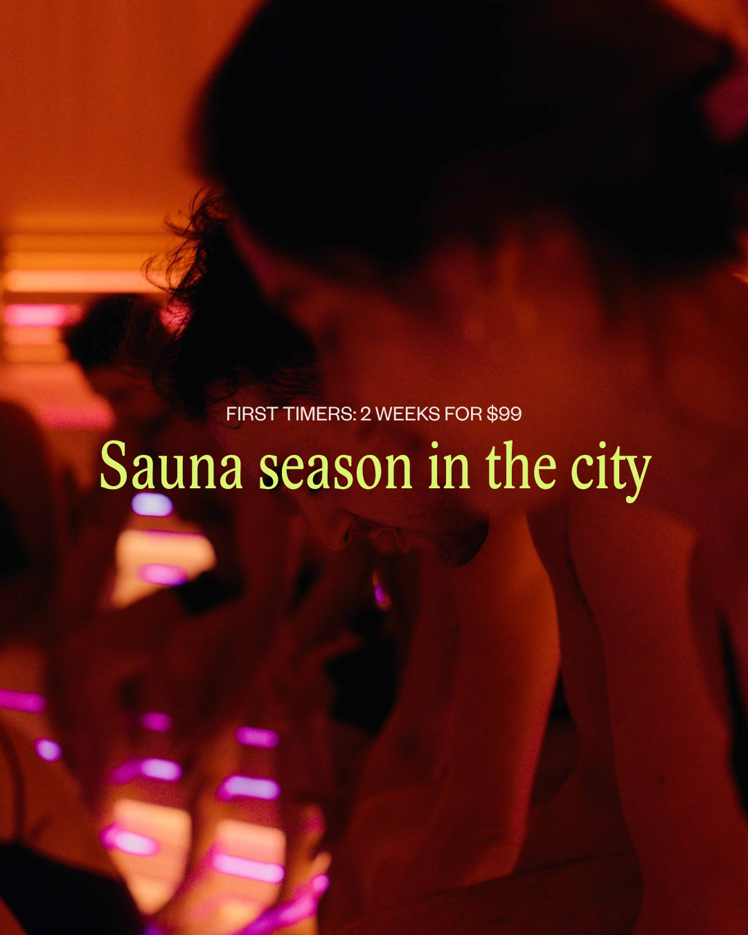 Othership Facebook ad: Sauna season in the city is here.