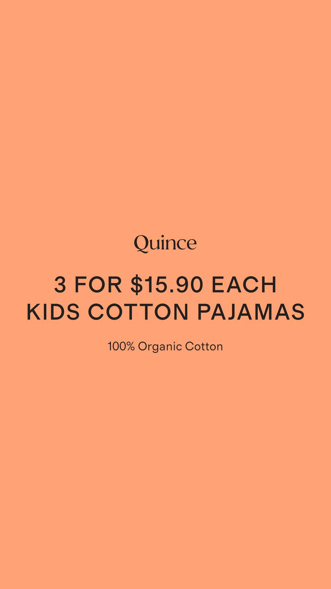 Quince Facebook ad