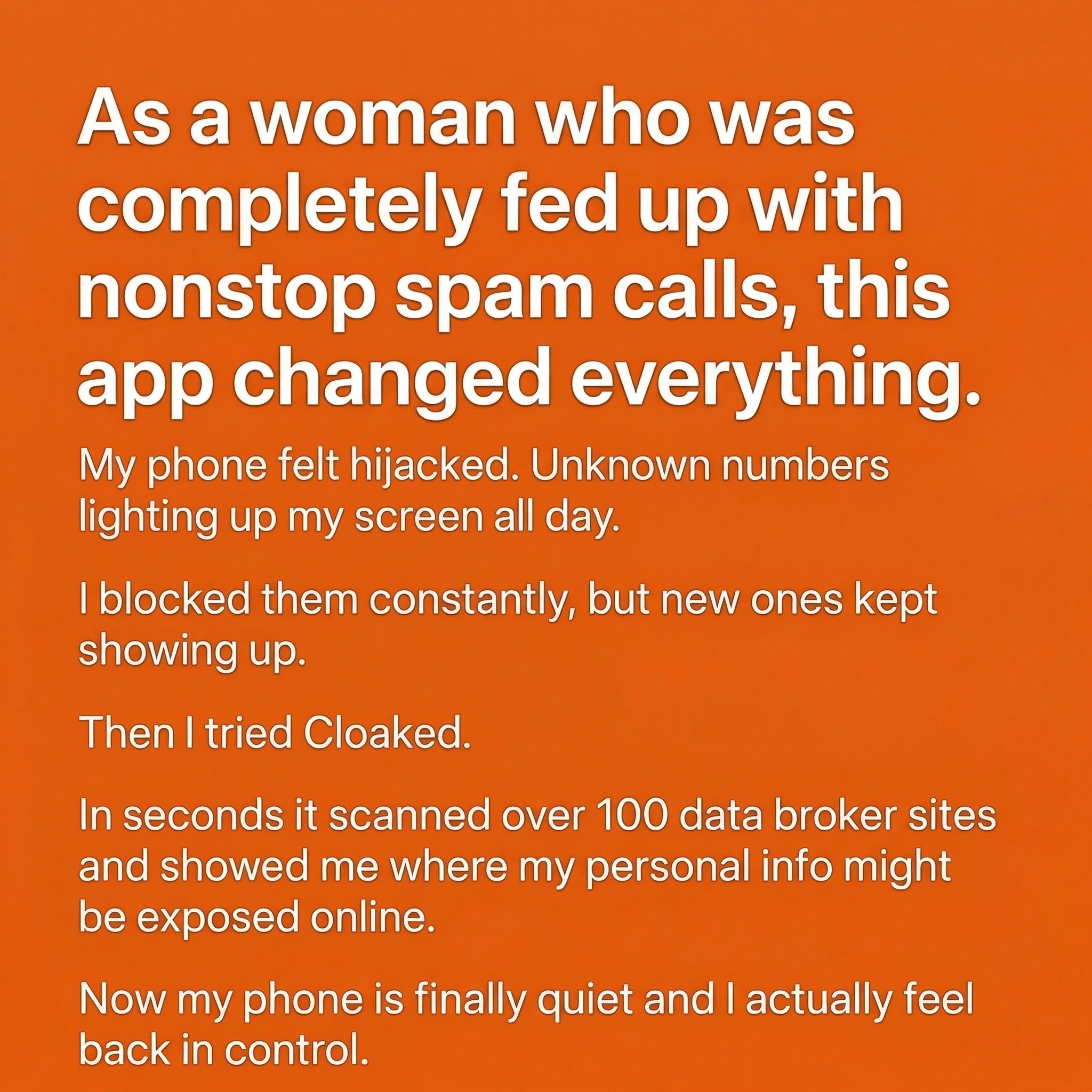 Cloaked Inc. Facebook ad