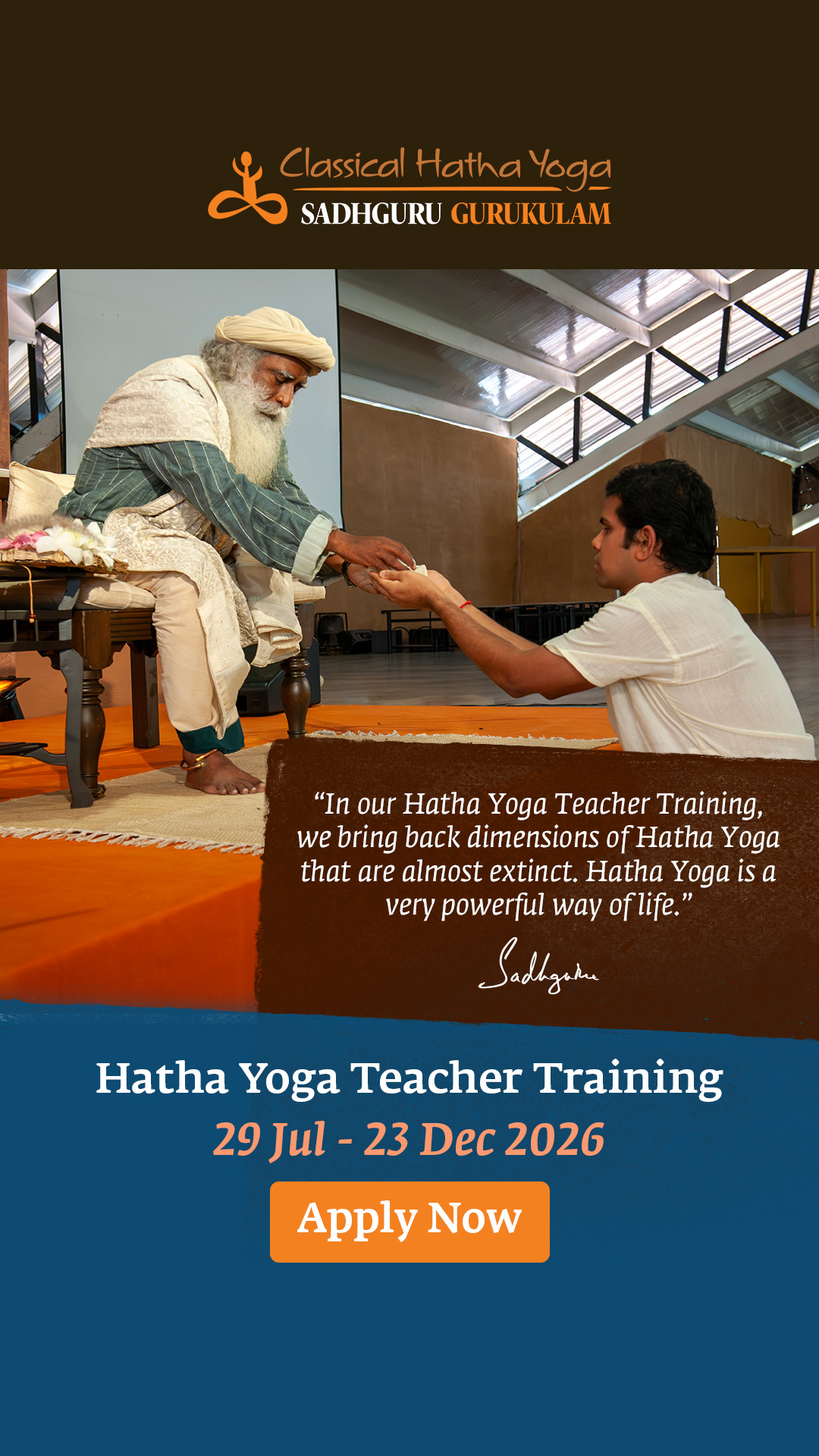 Sadhguru Facebook ad