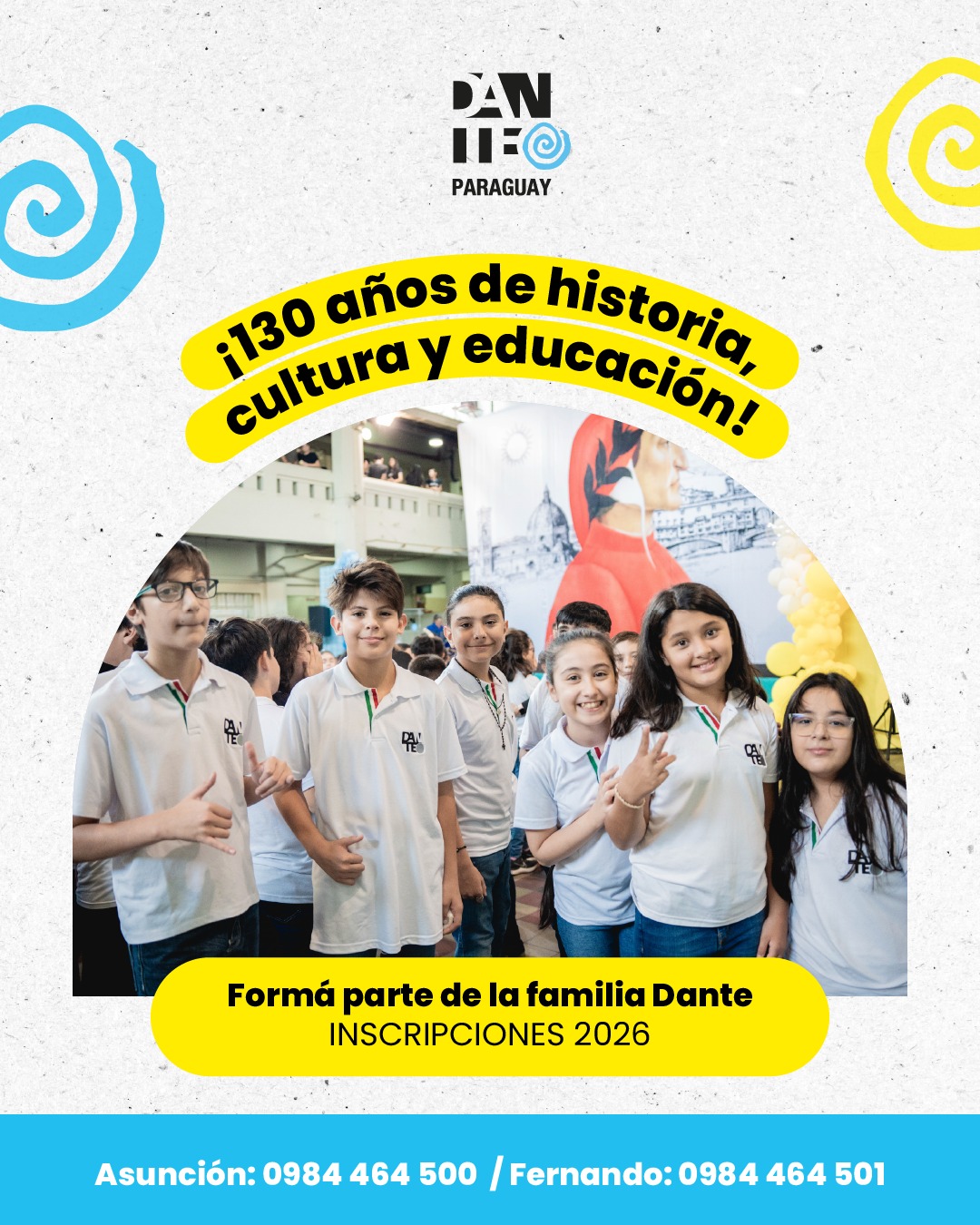 Scuola Dante Alighieri - Paraguay Facebook ad