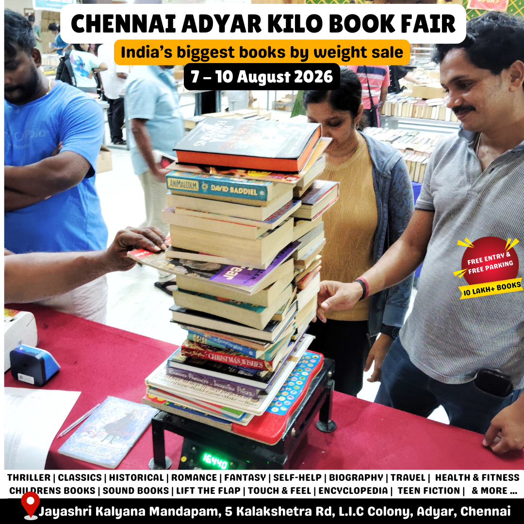Kilobookfair Facebook ad: Chennai Adyar Kilobookfair