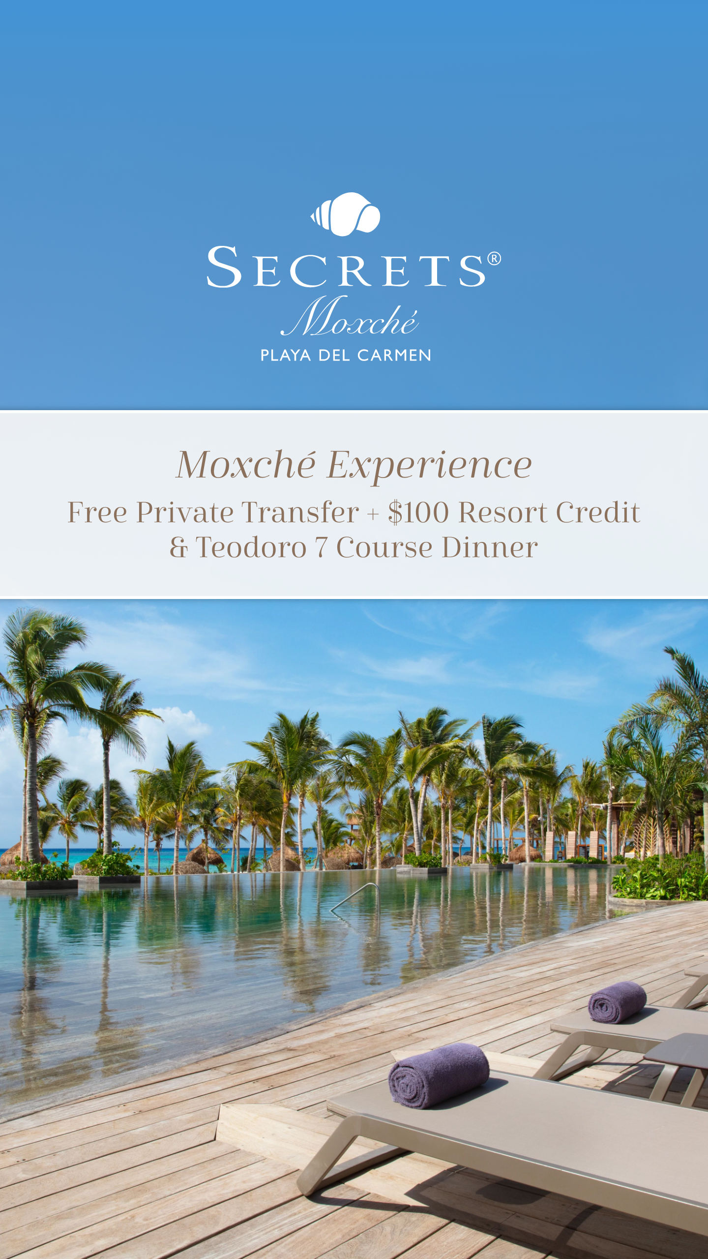 Impression Moxché by Secrets Facebook ad from Jul 9, 2026