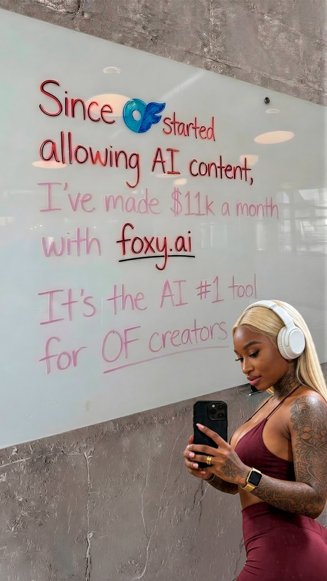 Foxy.ai Facebook ad