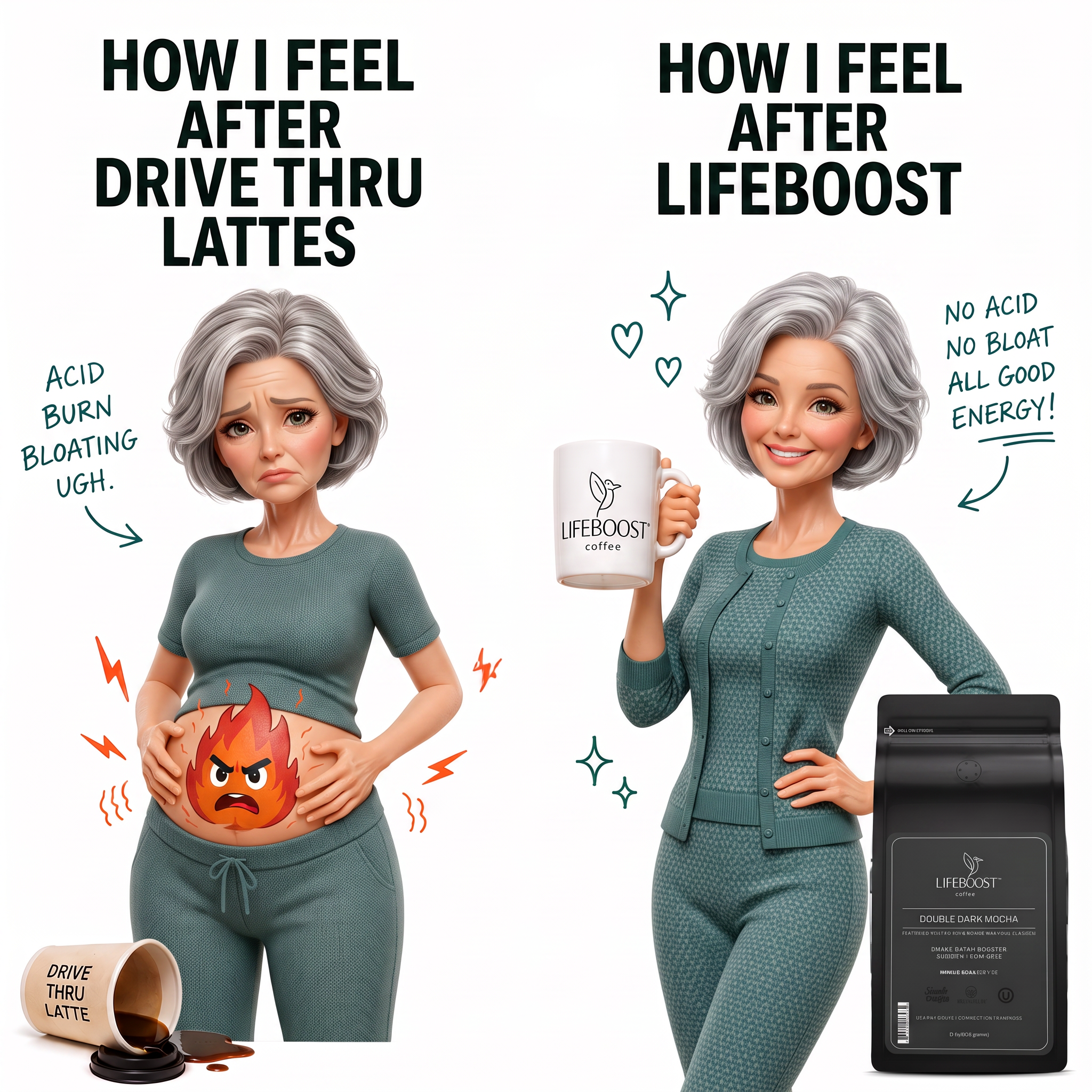 Lifeboost Coffee Facebook ad