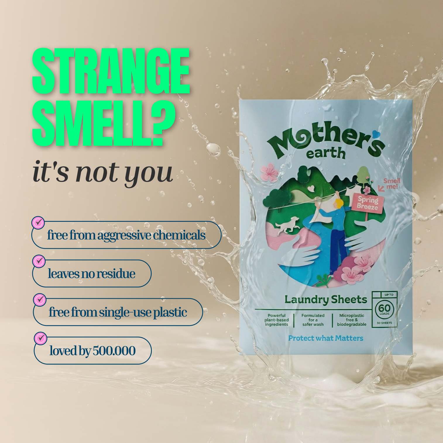 Mothers Earth Facebook ad
