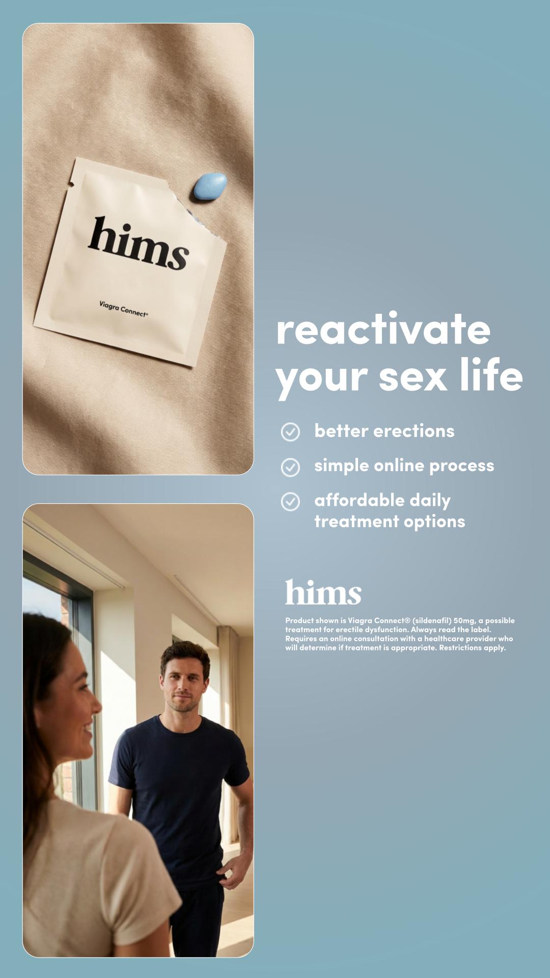 hims Facebook ad
