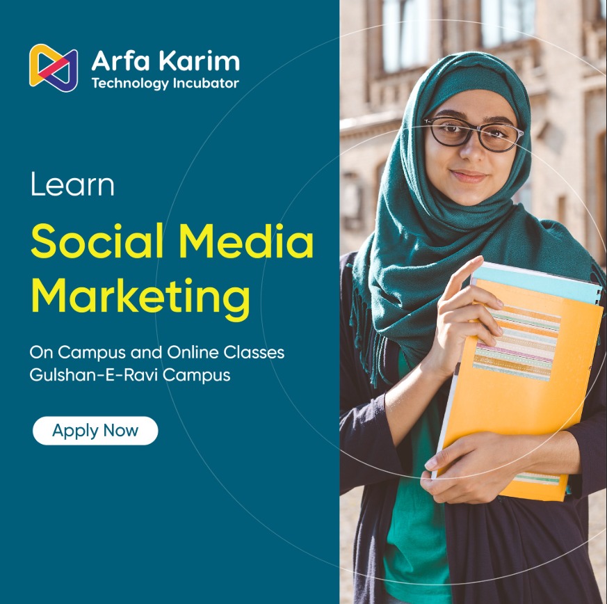 Arfa Karim Technology Incubator Facebook ad