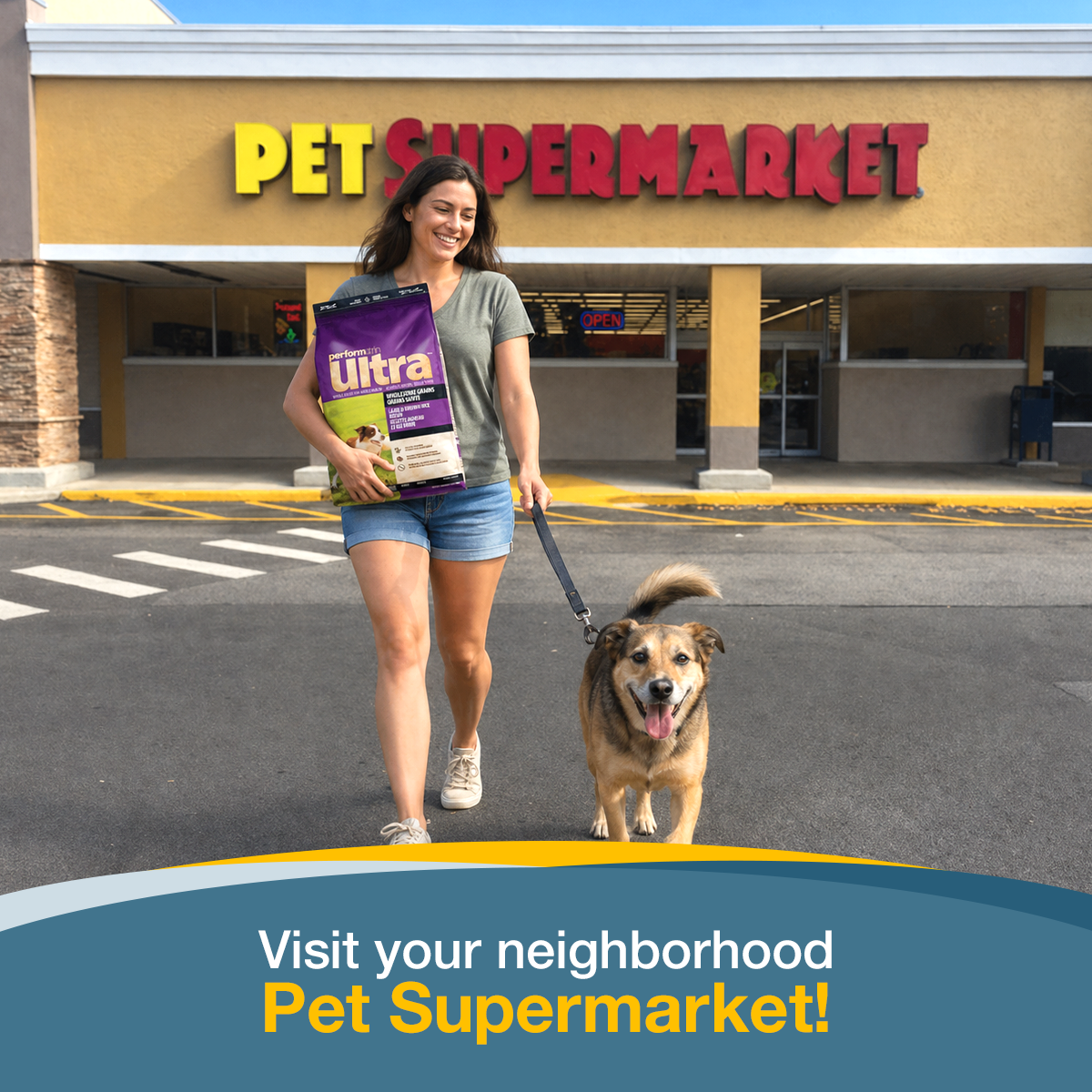 Pet Supermarket Facebook ad: Your neighborhood Pet Supermarket is right around the…