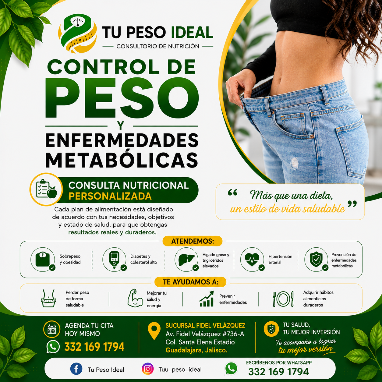 TU PESO IDEAL Facebook ad