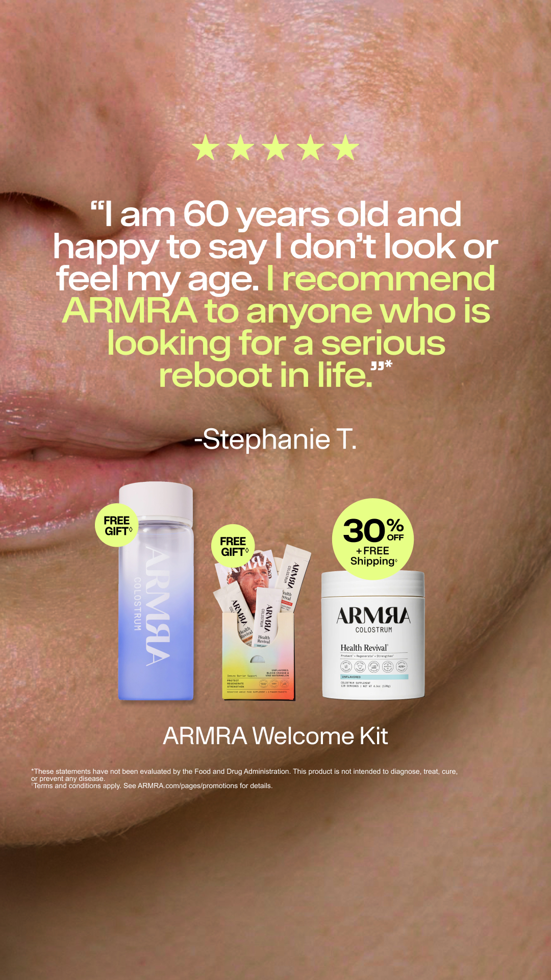 ARMRA Facebook ad
