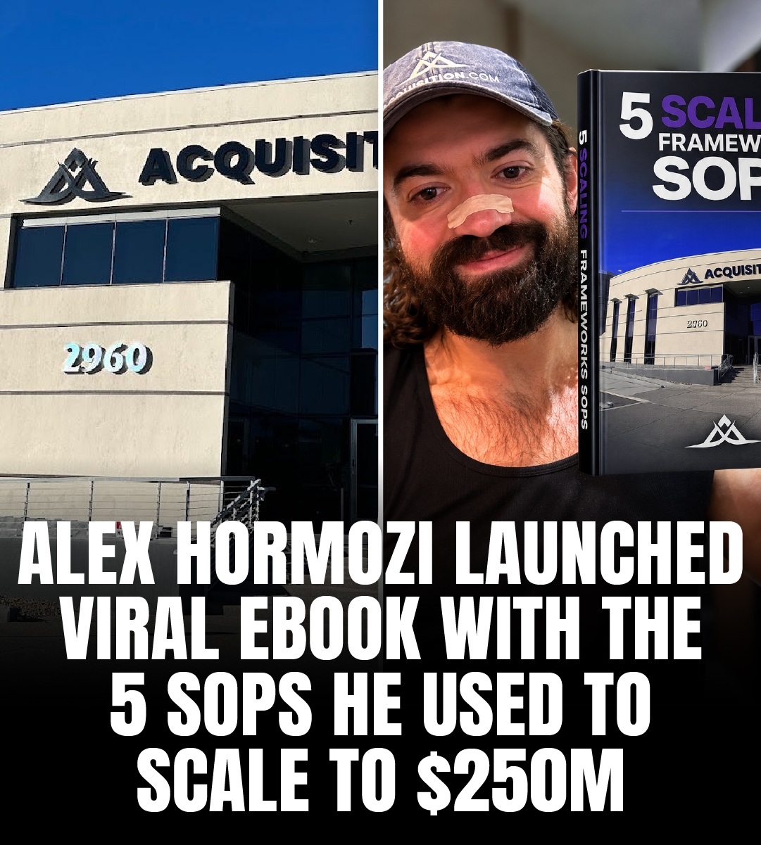 Alex Hormozi Facebook ad