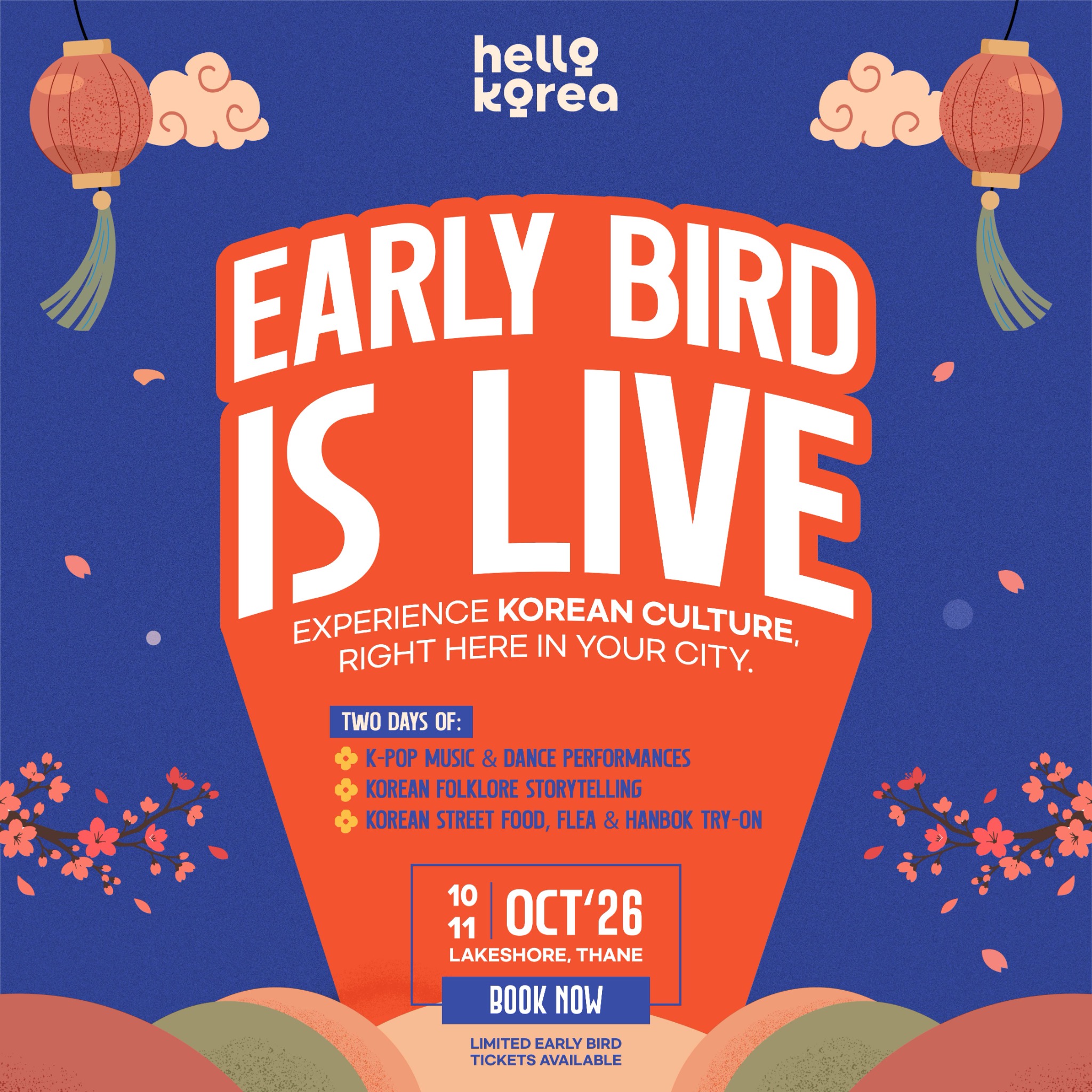 Hello Korea Facebook ad: Grab your early bird pass before prices go…