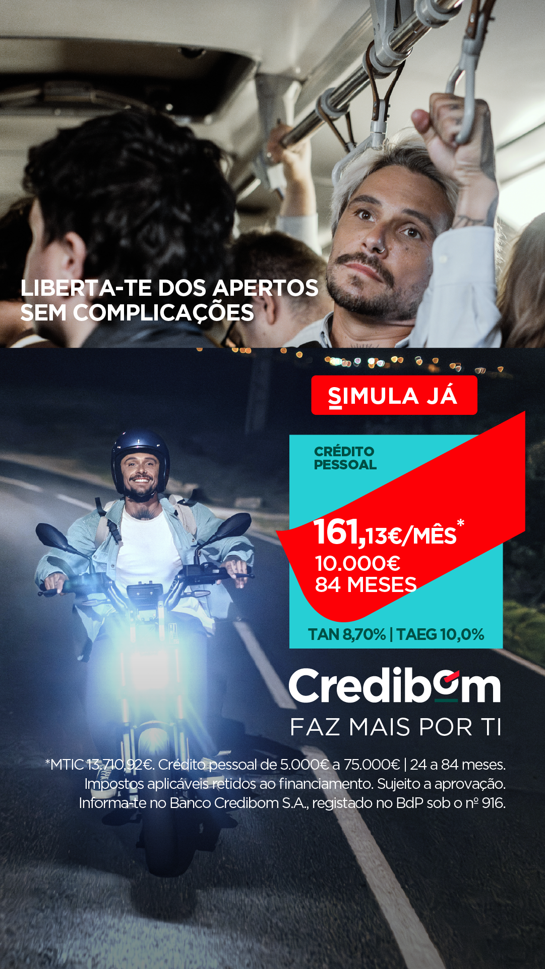 Banco Credibom Facebook ad