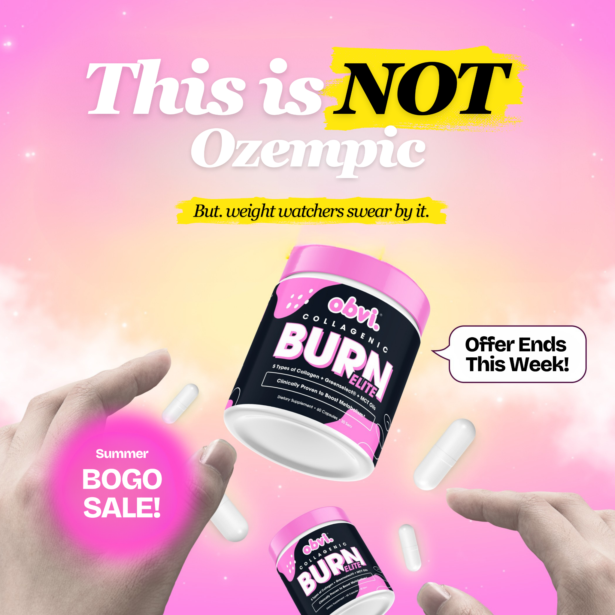 Obvi Health Facebook ad