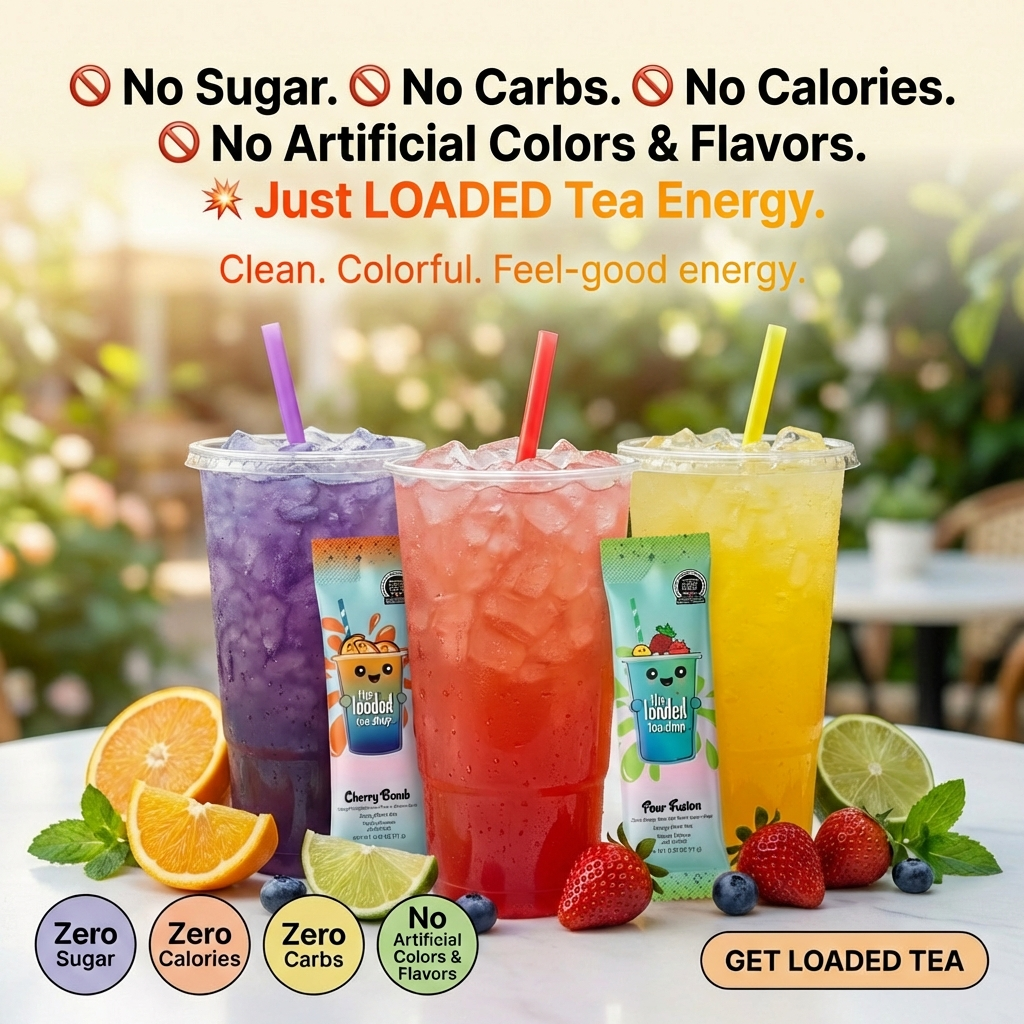 The Loaded Tea Shop Facebook ad