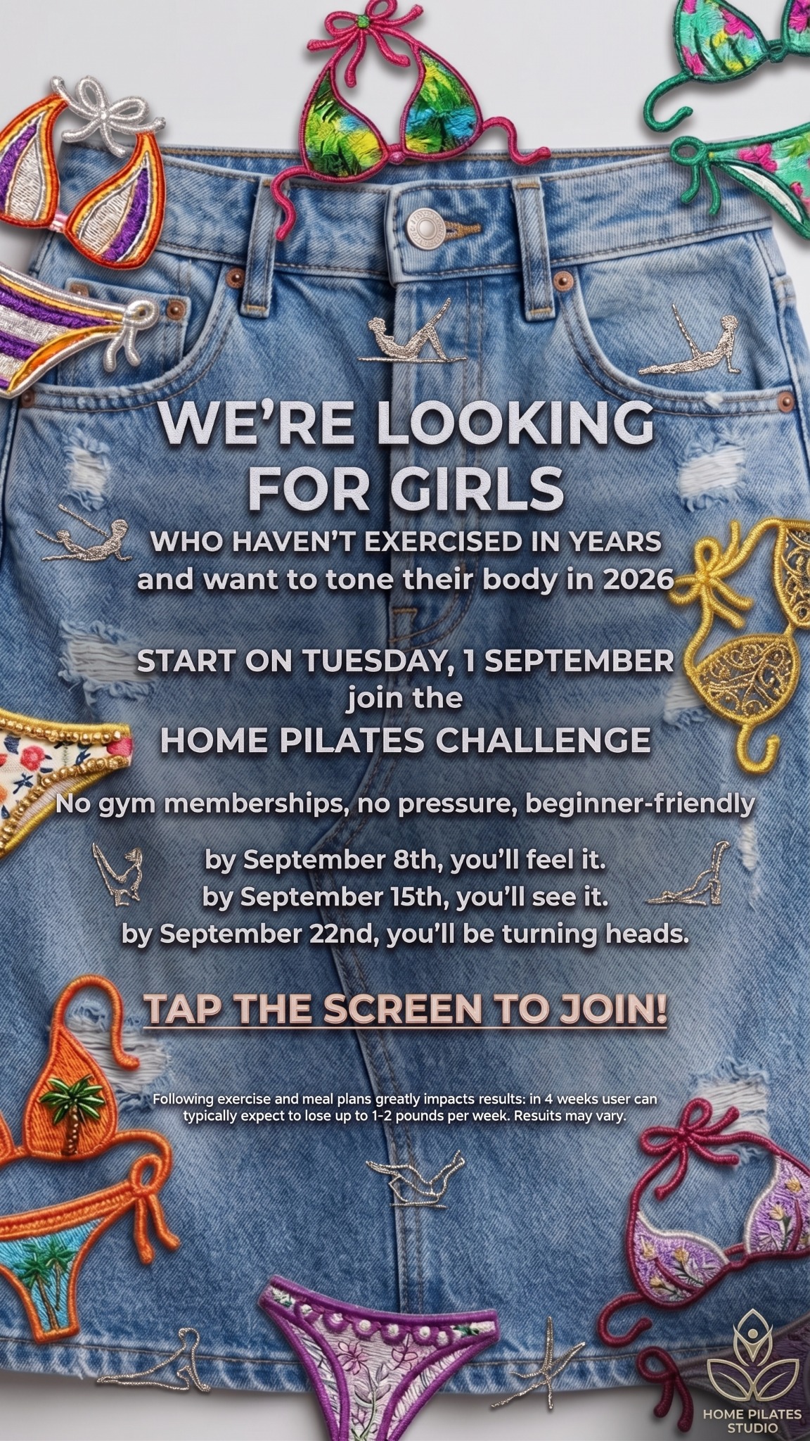 28 Day Challenge Facebook ad