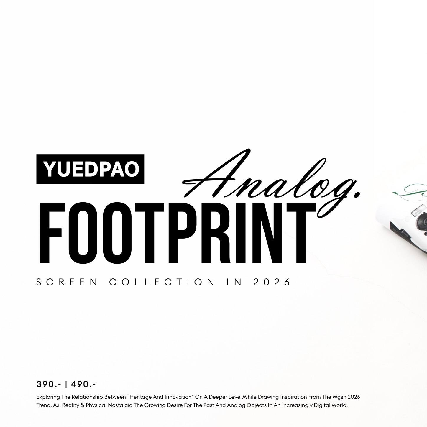 Yuedpao - ยืดเปล่า เสื้อยืดโอเวอร์ไซซ์ ยับยาก รีดง่าย Facebook ad: New Arrivals! Analog Footprint Collection…