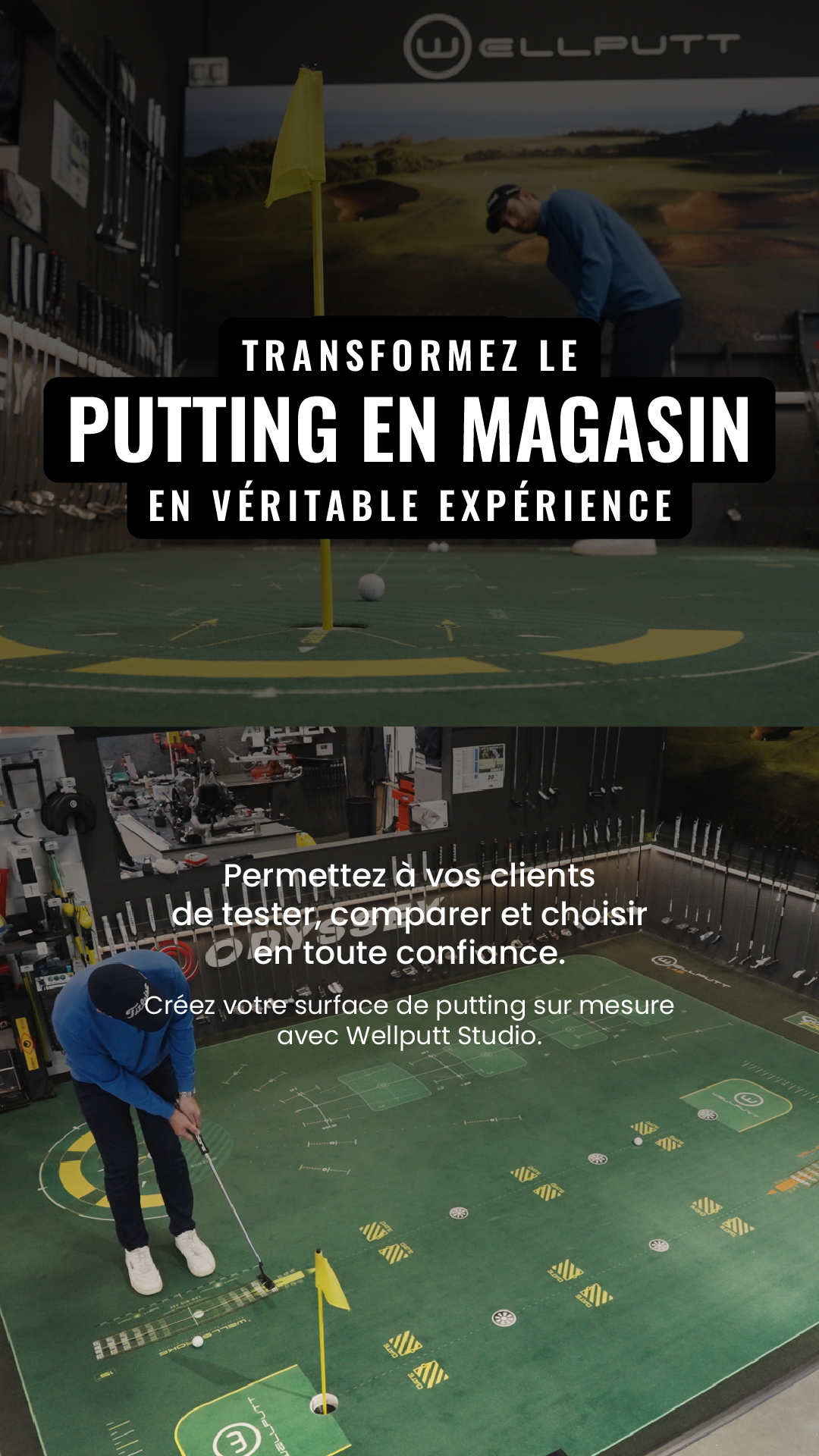 Wellputt Golf Facebook ad