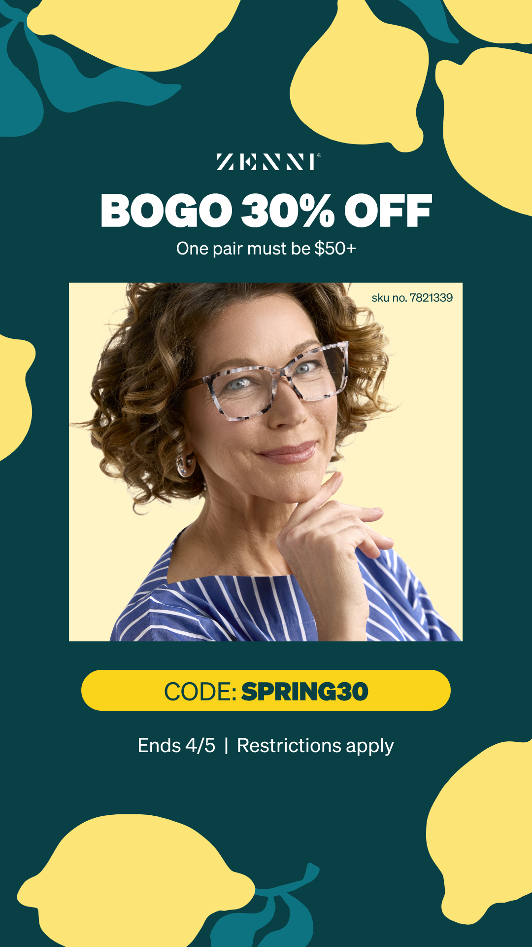 Zenni Optical Facebook ad