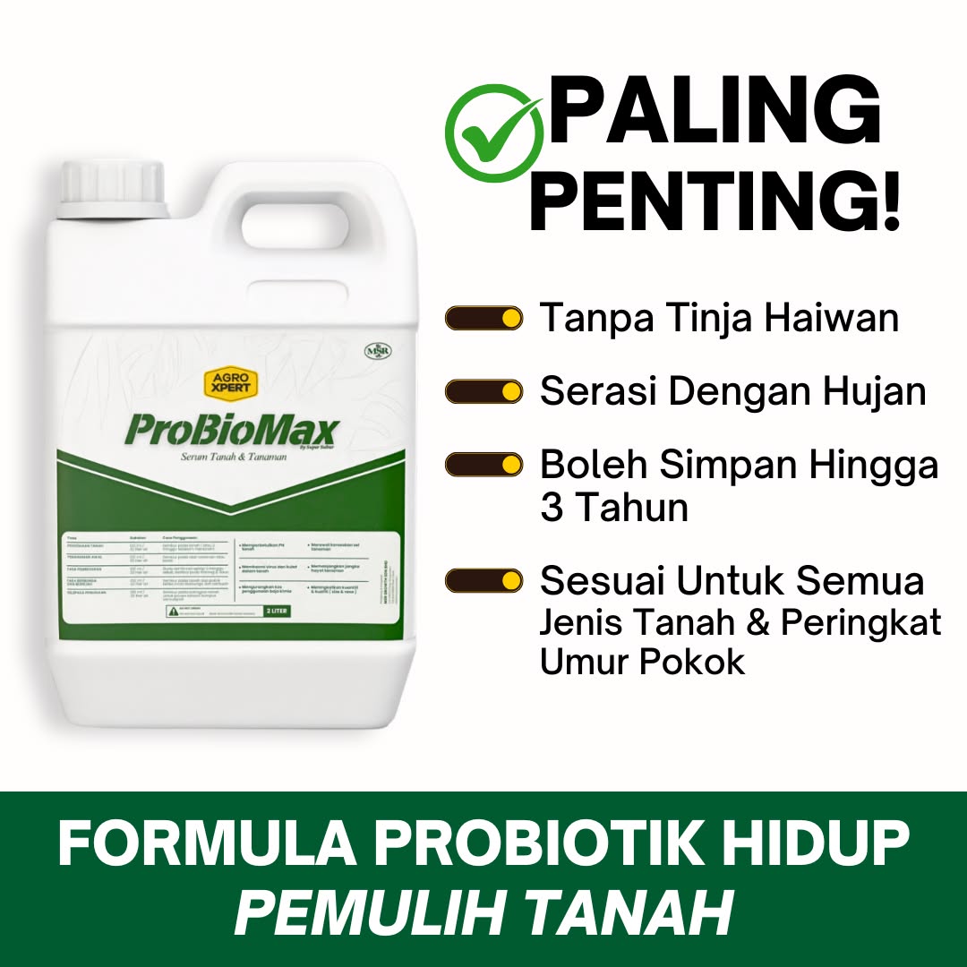 Probiomax - Teknologi Probiotik Hidup Facebook ad: Klik Shop Now Untuk Pulihkan Hasil Kebun