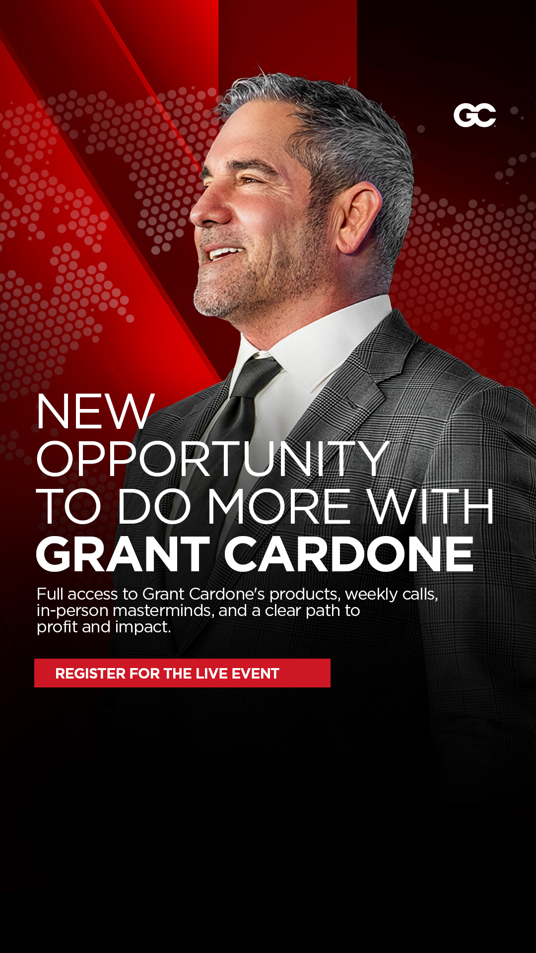 Grant Cardone Facebook ad