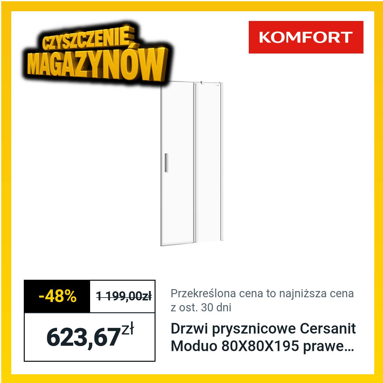 Komfort Facebook ad: Zgarnij produkty nawet do -80% taniej i upoluj…