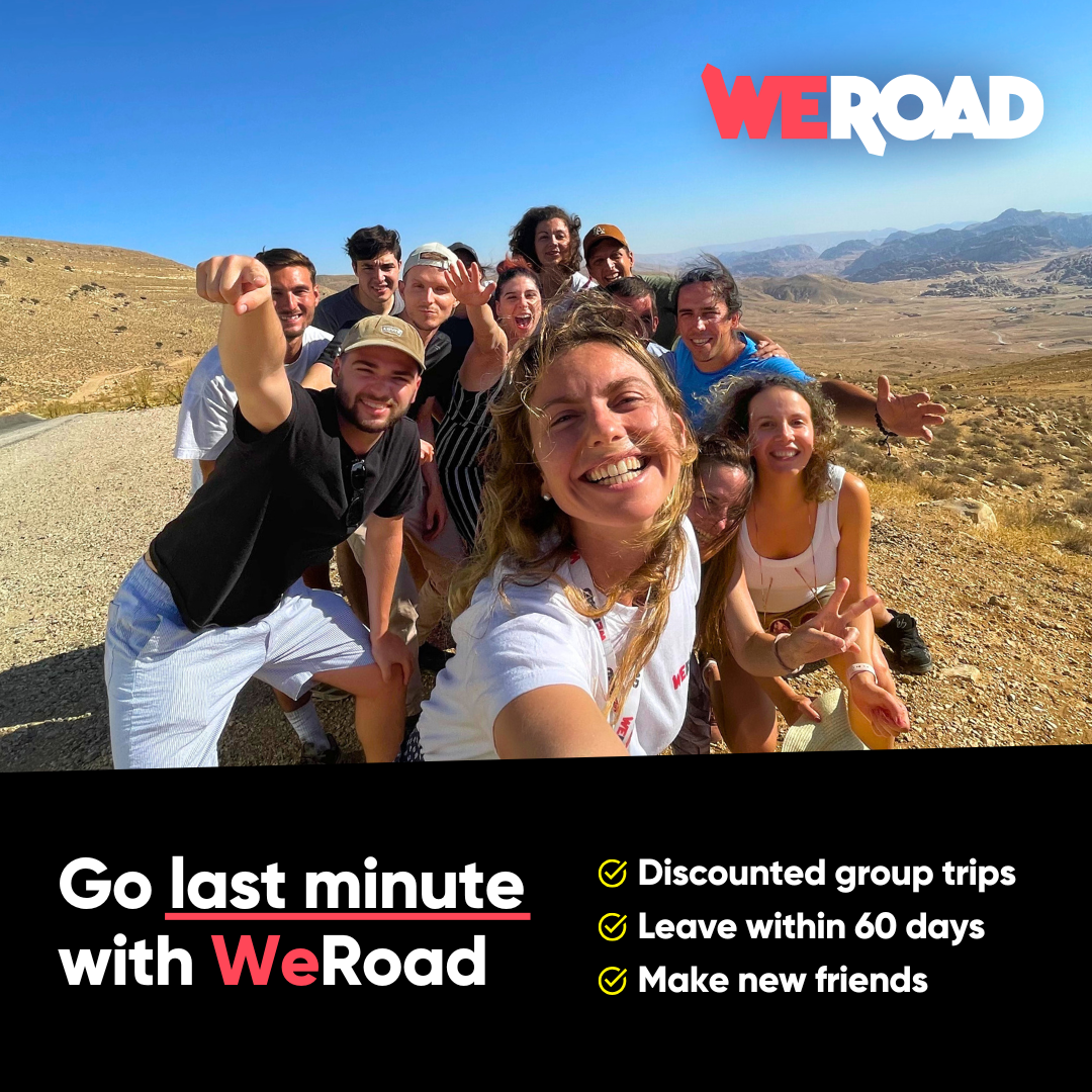 WeRoad Travel Facebook ad