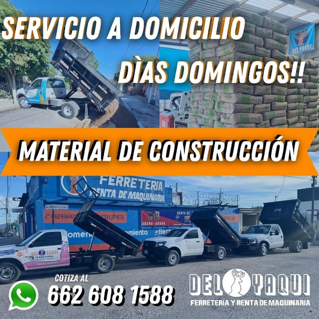 Ferreteria Del Yaqui - Renta De Maquinaria Facebook ad: Ferretería - Materiales De Construcción - ABRIMOS LOS…