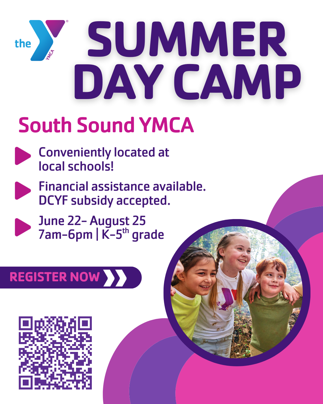 South Sound YMCA Facebook ad: Enroll in YMCA Summer Camp