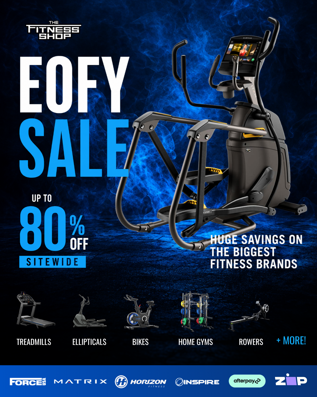 The Fitness Shop Facebook ad